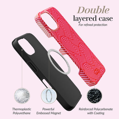 Mio By Mobilize Mio Wild Hearts Magsafe Compatible For Iphone 16 Plus - Essentify