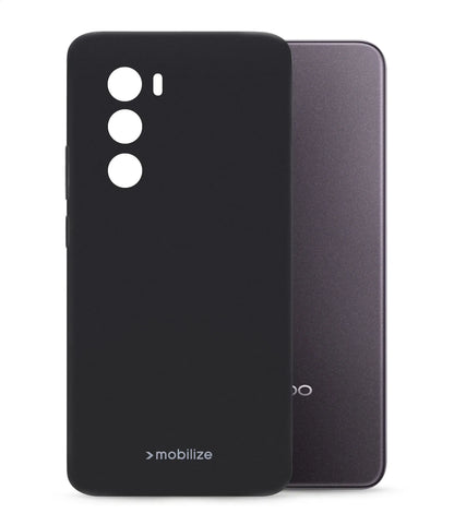 Mobilize Rubber Gelly Case Oppo Reno12 Matt Black - Essentify