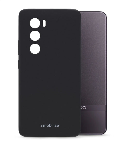 Mobilize Rubber Gelly Case Oppo Reno12 Pro Matt Black - Essentify