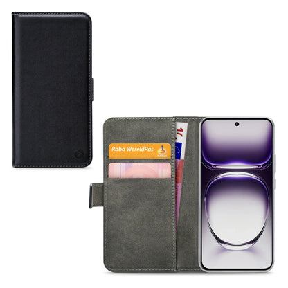 Mobilize Classic Gelly Wallet Book Case Oppo Reno12 Black - Essentify