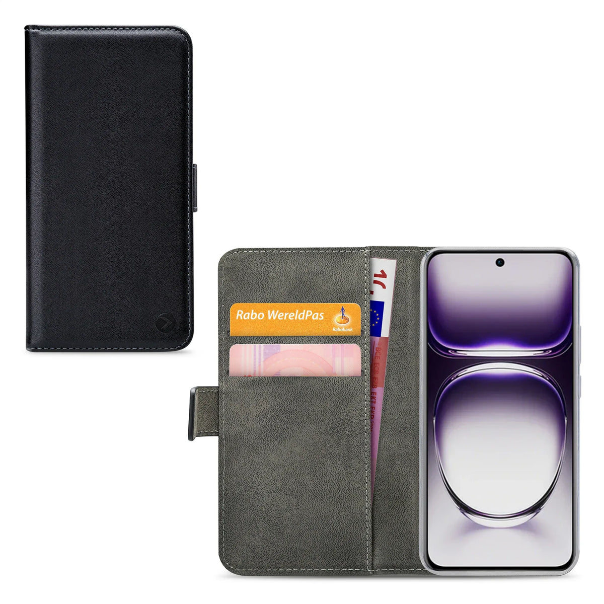 Mobilize Classic Gelly Wallet Book Case Oppo Reno12 Pro Black - Essentify