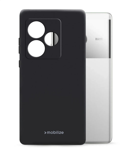 Mobilize Rubber Gelly Case Realme Gt 6/Gt 6T Matt Black - Essentify