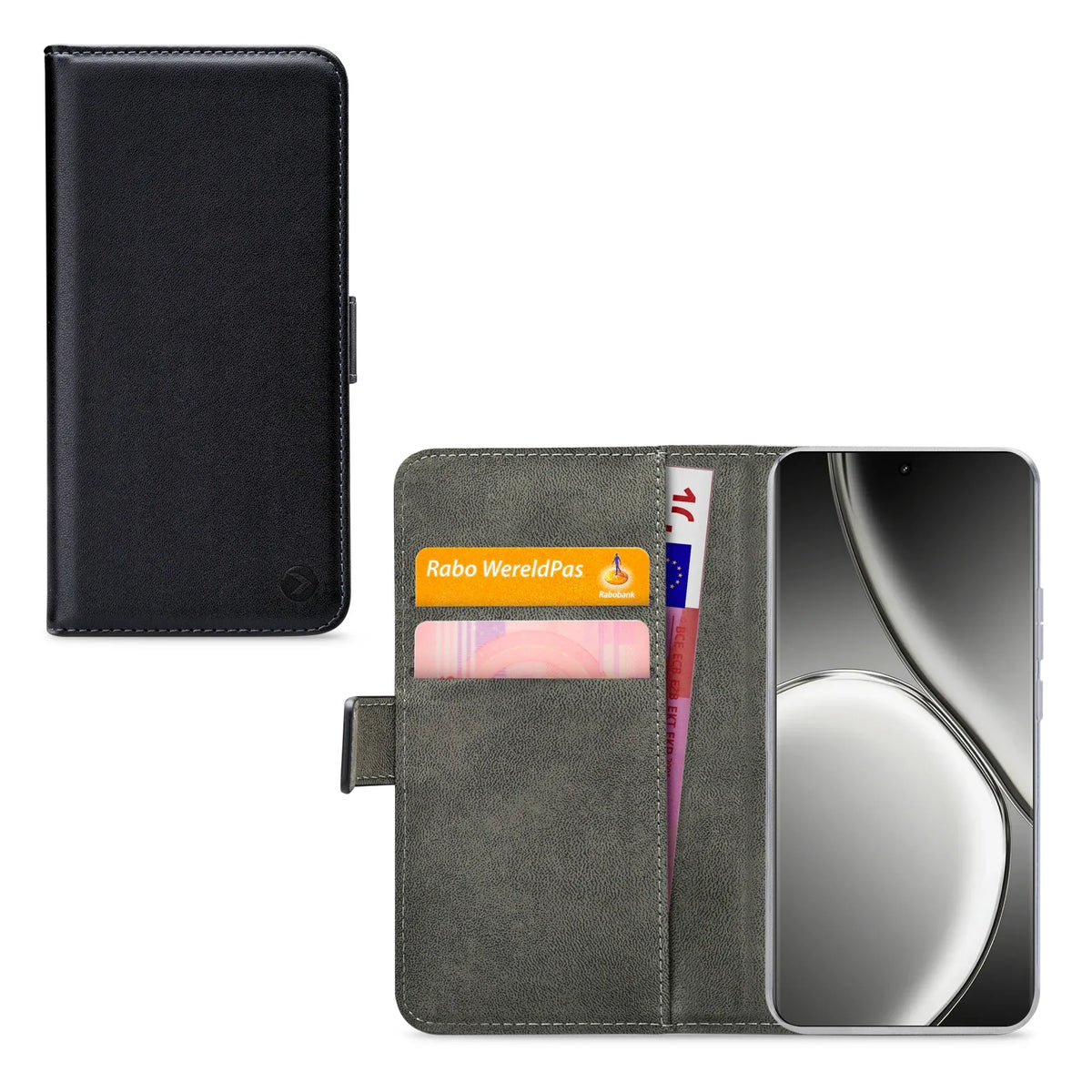 Mobilize Classic Gelly Wallet Book Case Realme Gt 6/Gt 6T Black - Essentify
