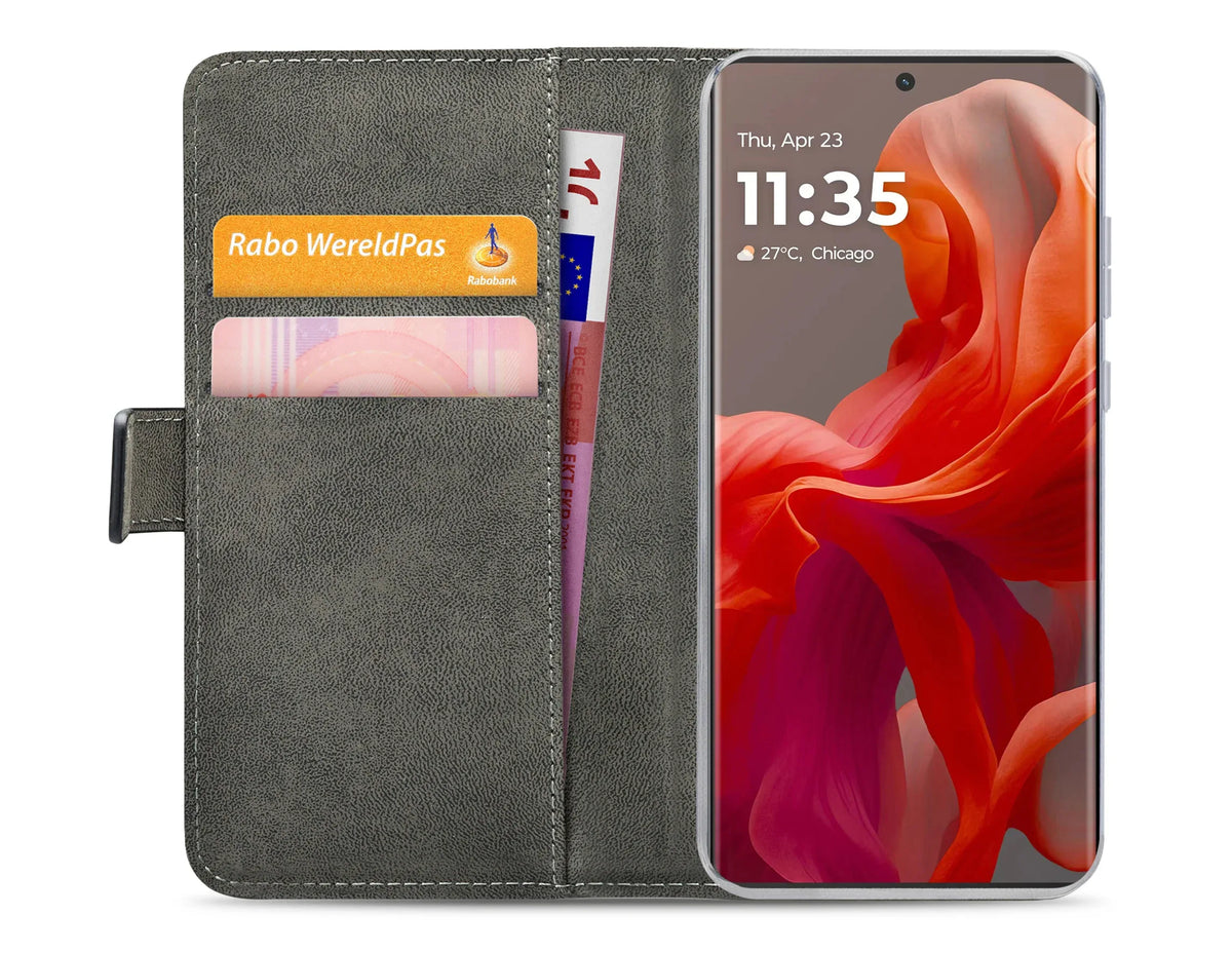 Mobilize Classic Gelly Wallet Book Case Motorola Moto G85 Black - Essentify