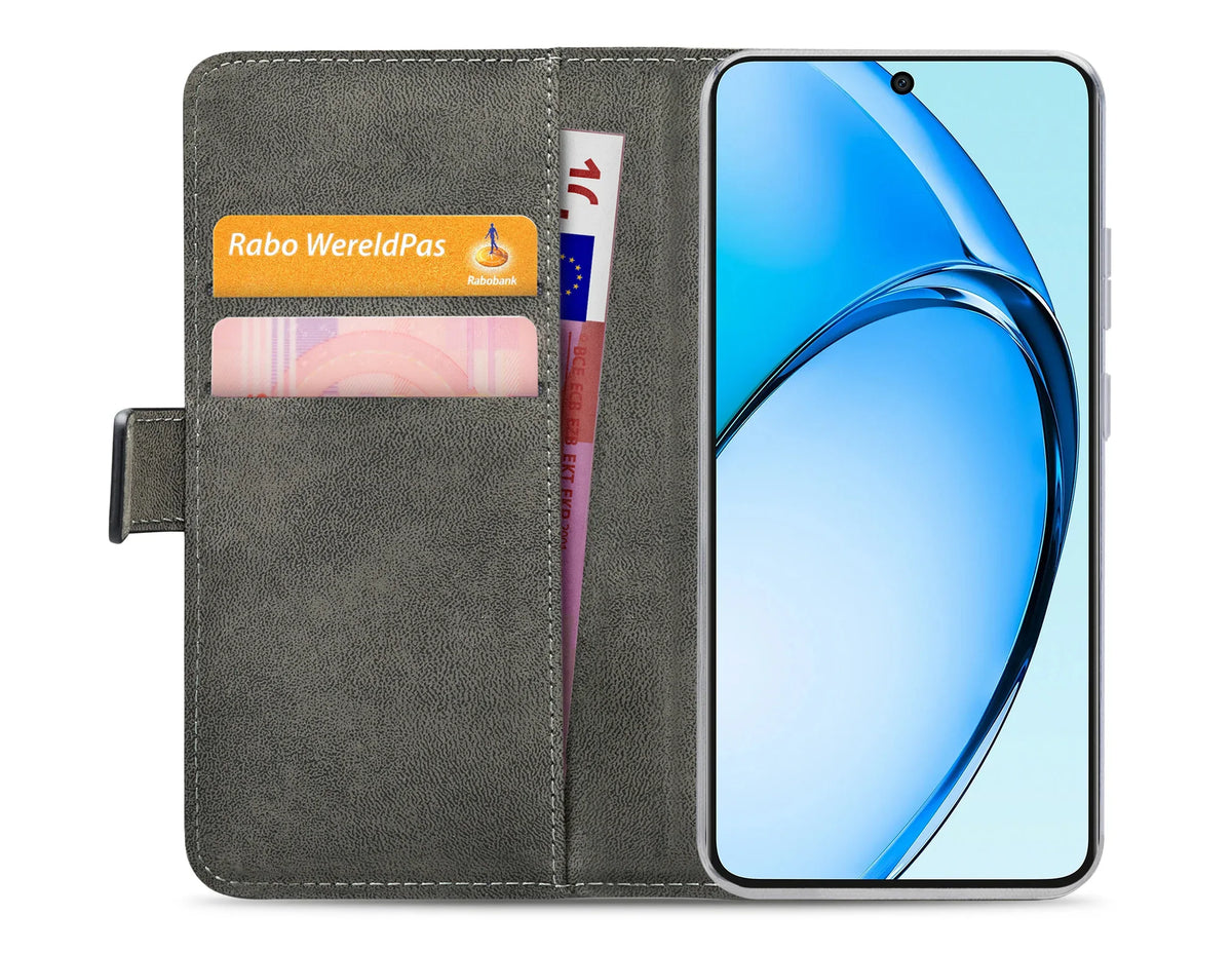 Mobilize Classic Gelly Wallet Book Case Oppo A60 Black - Essentify