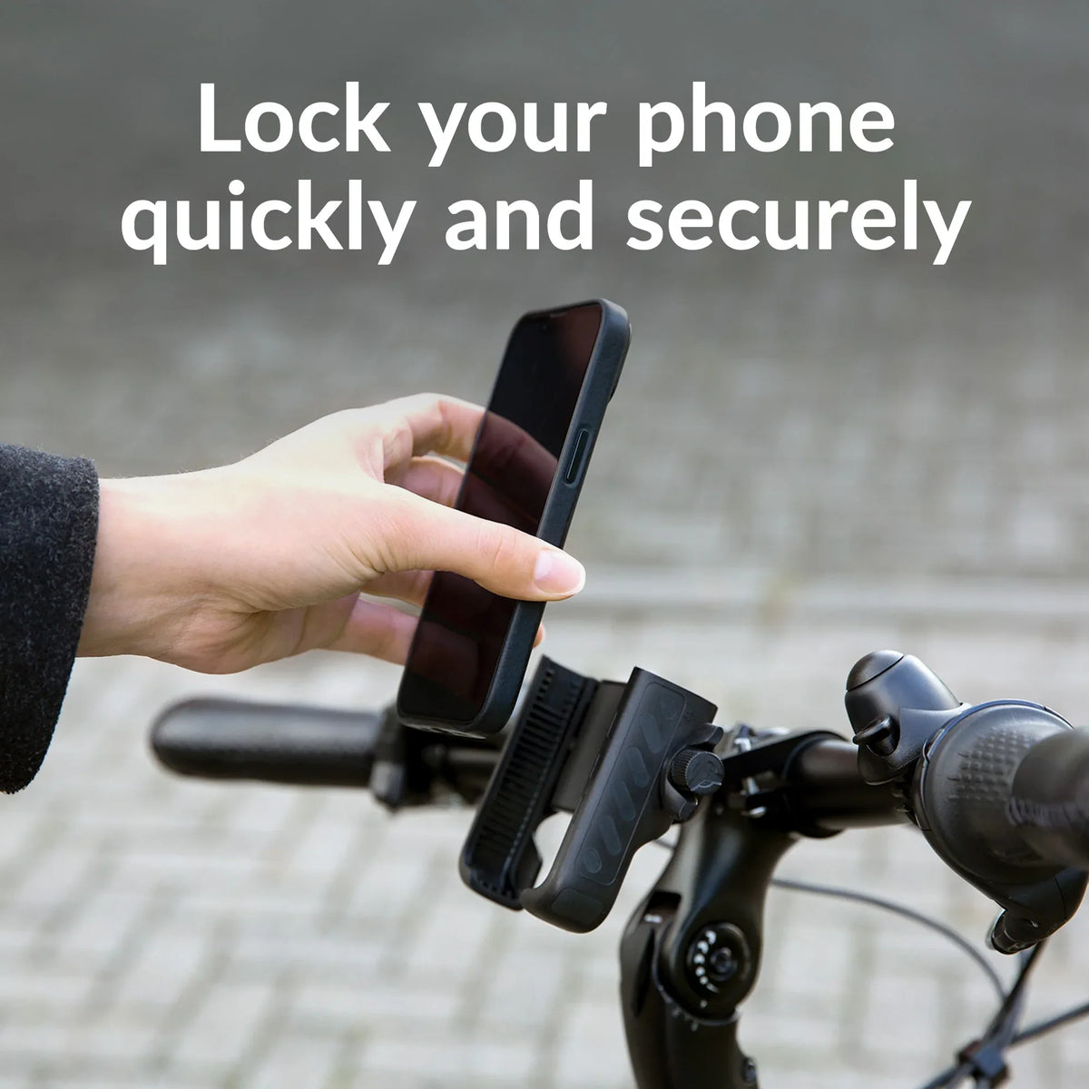 Mobilize Quick Lock Bike Holder Black - Essentify