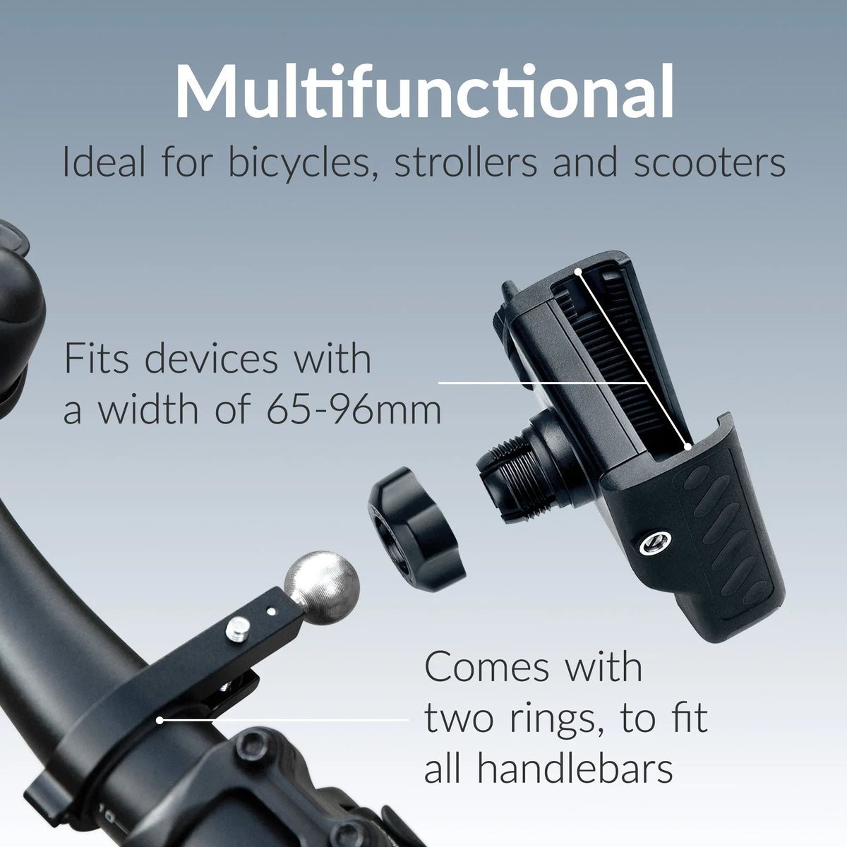Mobilize Quick Lock Bike Holder Black - Essentify