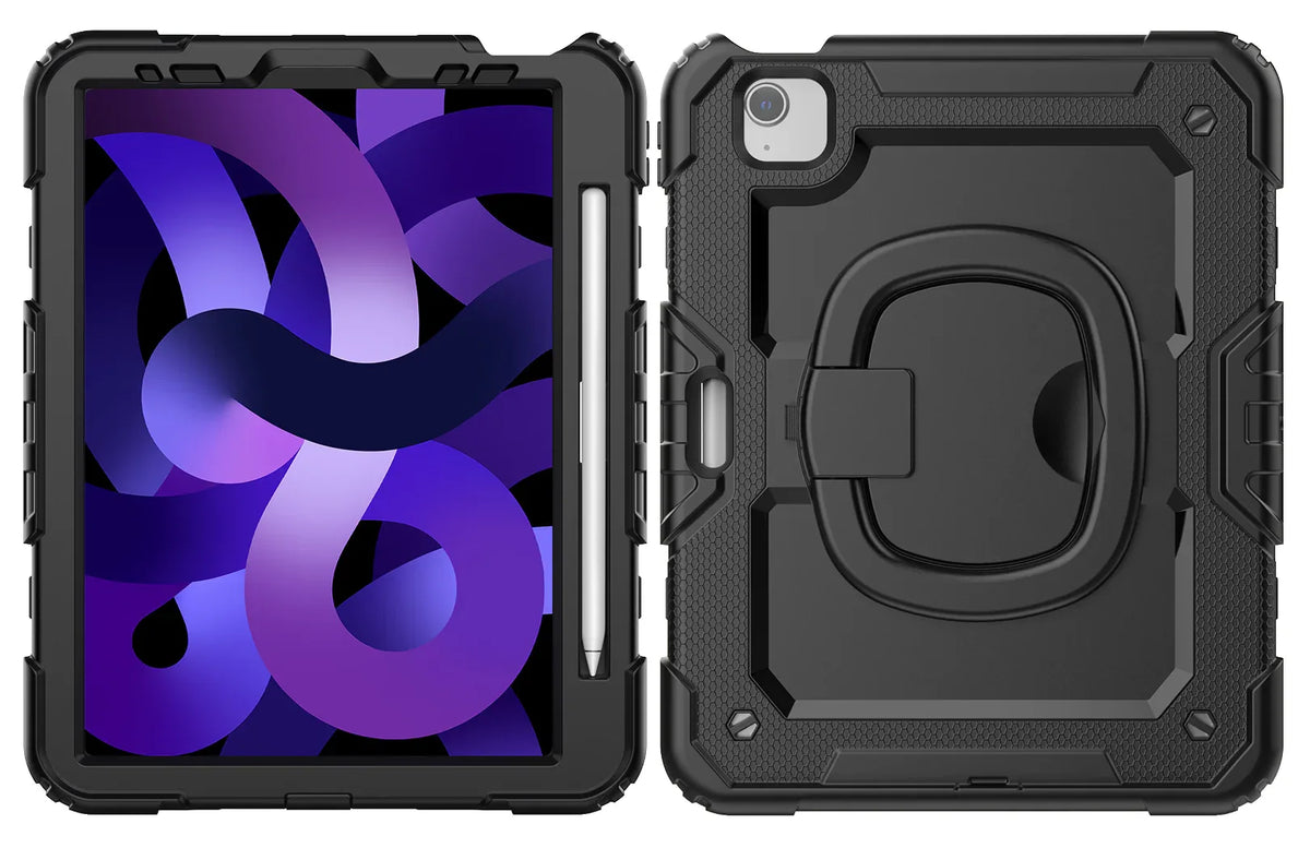 Mobilize Rotating Defender Case Stand Function For Apple Ipad Pro 11 (21/22)/Air 10.9 (20/22) Black - Essentify