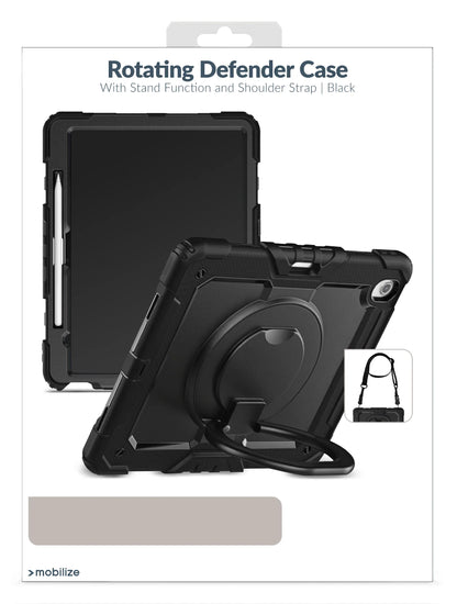 Mobilize Rotating Defender Case Stand Function For Samsung Galaxy Tab A9 8.7 Black - Essentify