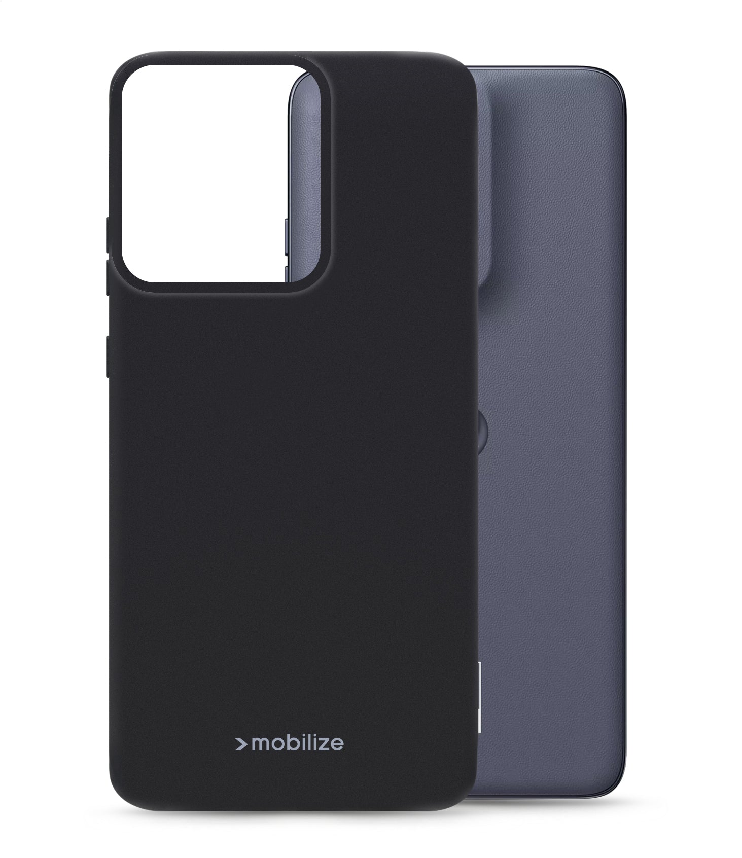 Mobilize Rubber Gelly Case Motorola Edge 50 Neo Matt Black