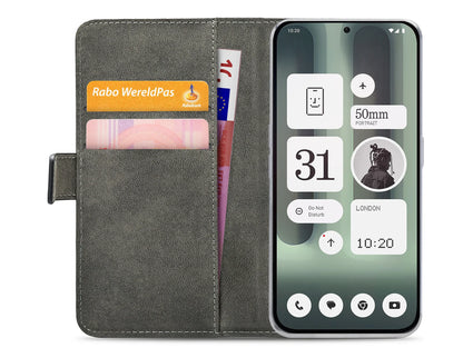 Mobilize Classic Gelly Wallet Book Case Nothing Phone (2A) Plus Black - Essentify