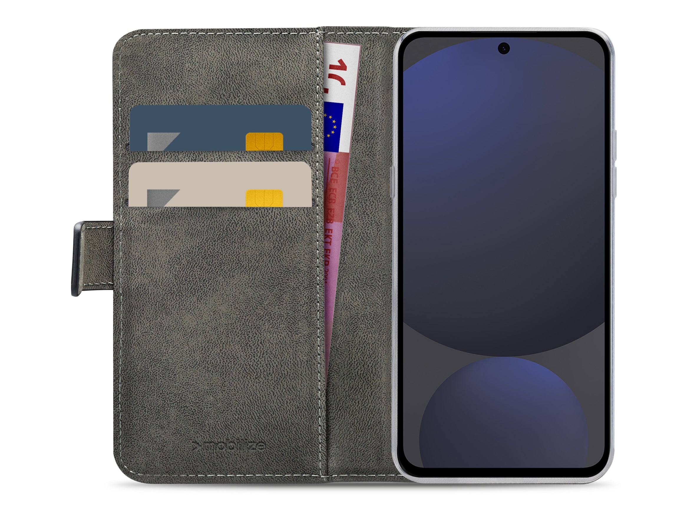 Mobilize Classic Gelly Wallet Book Case Samsung Galaxy S24 Fe Black