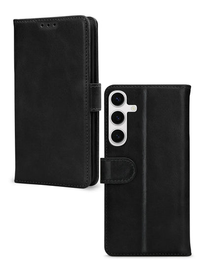 Mobilize Premium Gelly Wallet Book Case Samsung Galaxy S24 Fe Black - Essentify