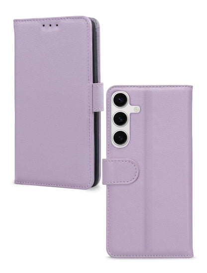 Mobilize Premium Gelly Wallet Book Case Samsung Galaxy S24 Fe Purple - Essentify