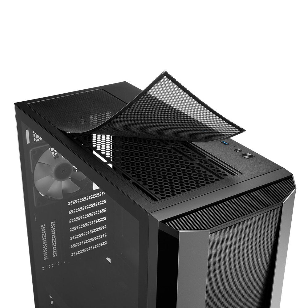 Sharkoon TG7M RGB | Midi Tower Case | Zwart