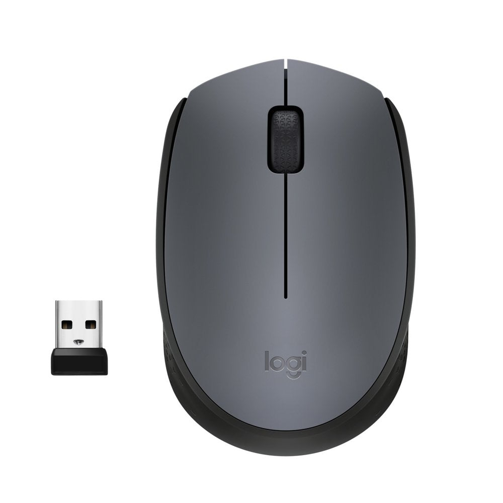 Logitech M170 | Draadloze Muis | Links- en Rechtshandig | RF | 1000 DPI | Grijs