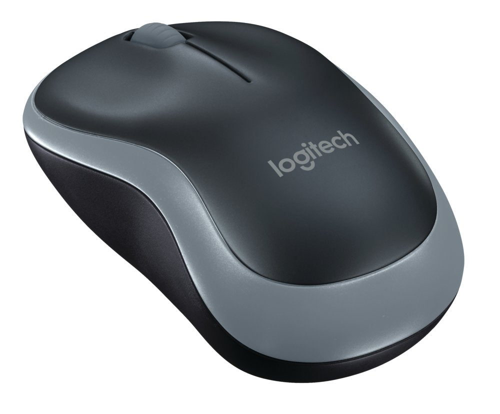 Logitech M185 | Draadloze Muis | Links- en Rechtshandig | RF | 1000 DPI | Zwart/Grijs