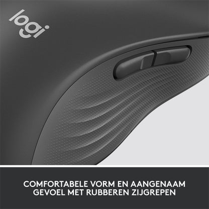 Logitech Signature M650 | Draadloze Muis | Linkshandig | RF + Bluetooth | 2000 DPI | Grafiet