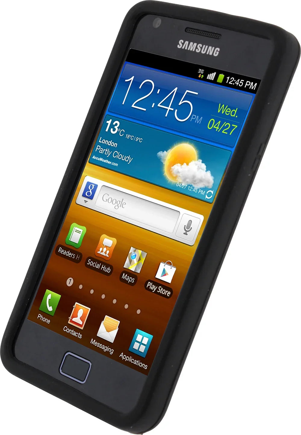 Xccess Silicone Case Samsung Galaxy Sii I9100 Black - Essentify