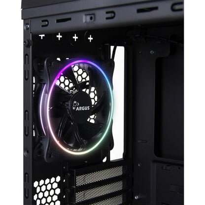 Inter-Tech X-908 Infini2 | Infinity Mirror | Tower Case | USB-C | Zwart