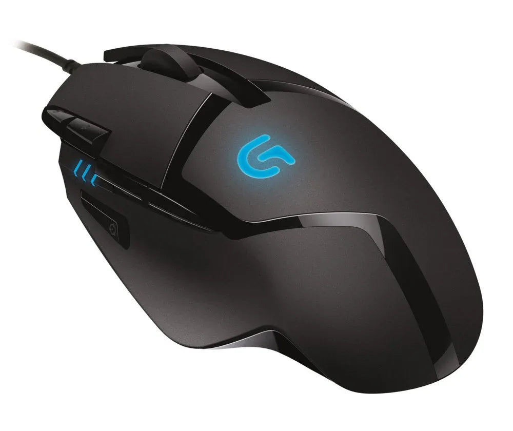 Logitech G402 Hyperion Fury | Bedrade Gaming Muis | Rechtshandig | USB-A | 4000 DPI | Zwart - Essentify