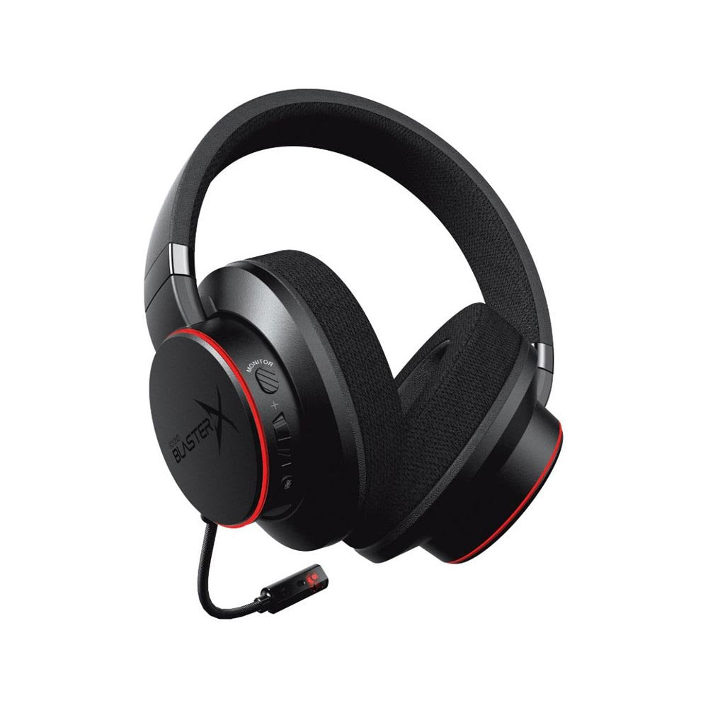 Creative Sound BlasterX H6 | Bedrade Over-ear Gaming Headset | USB-A & 3.5mm | Zwart & RGB