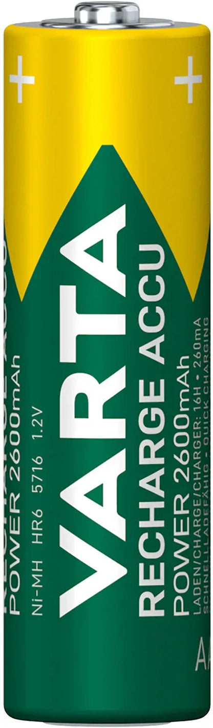 Varta Rechargeable Power Accu 2600Mah 4-Pack - Essentify