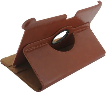 Xccess Deluxe Rotating Case Samsung Galaxy Note 10.1 N8000 Cognac - Essentify