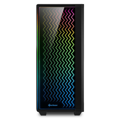 Sharkoon RGB LIT 200 | Midi Tower Behuizing | Zwart