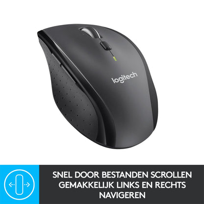Logitech Marathon M705 | Draadloze Muis | Rechtshandig | RF | 1000 DPI | Zwart