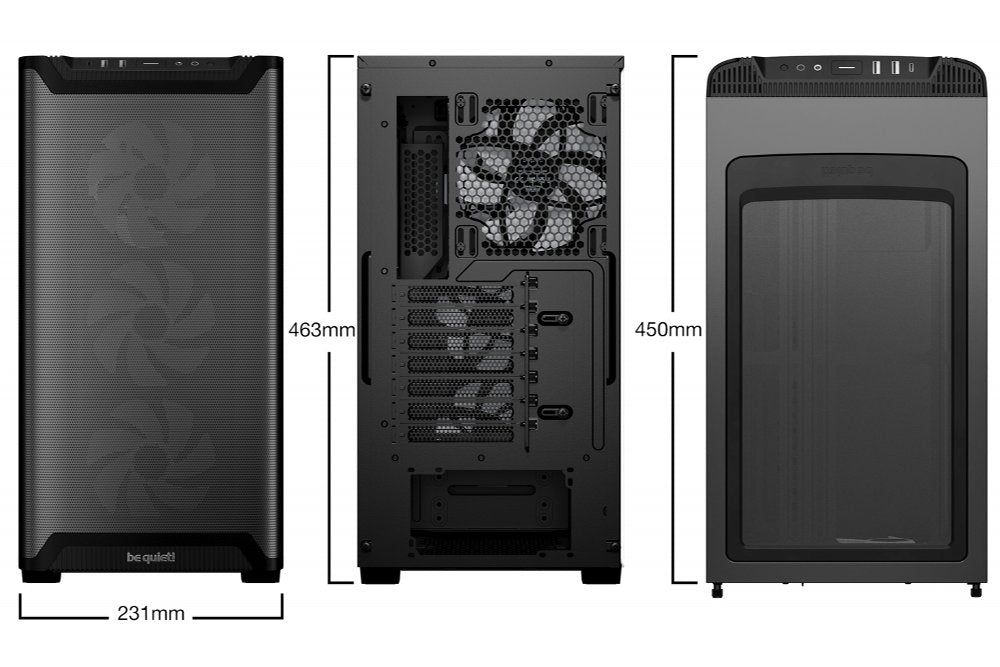 be quiet! PURE BASE 501 LX RGB | Midi Tower Case | Zwart