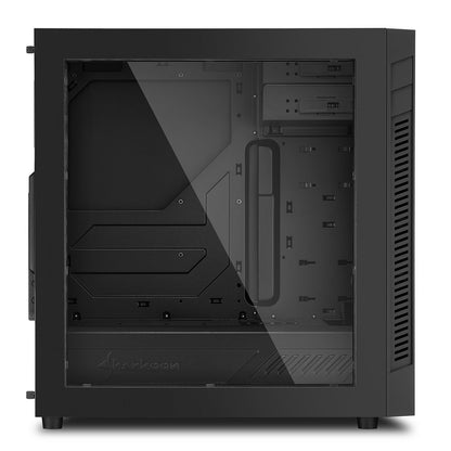 Sharkoon S25-W | Midi Tower Case | Zwart