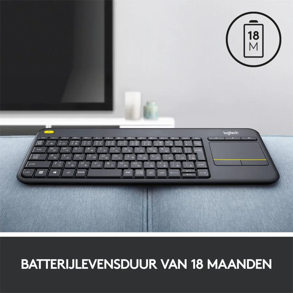 Logitech K400 | Draadloos Toetsenbord met Touchpad | QWERTY - Essentify