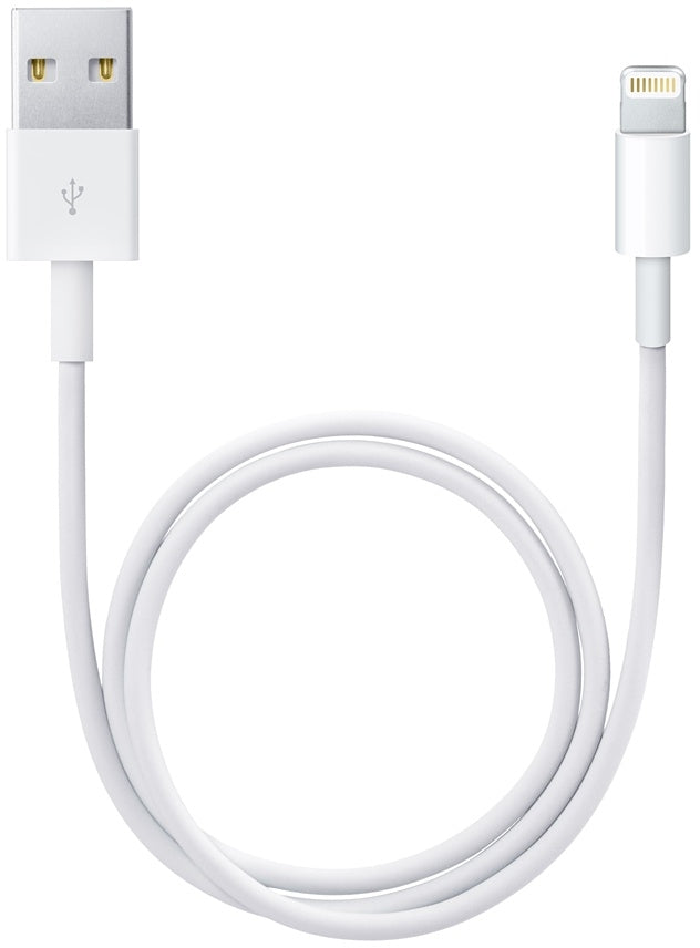 Apple Me291Zm/A Apple Lightning To Usb Cable 0.5M. White
