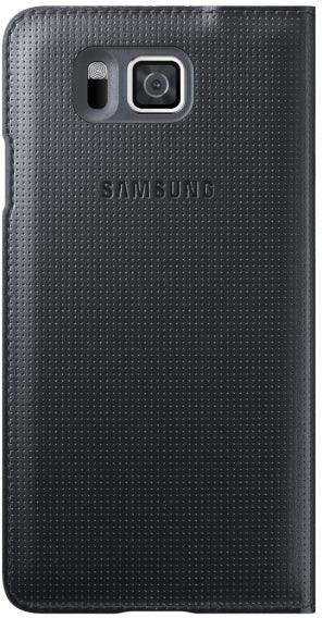Samsung Flip Cover Galaxy Alpha Black - Essentify