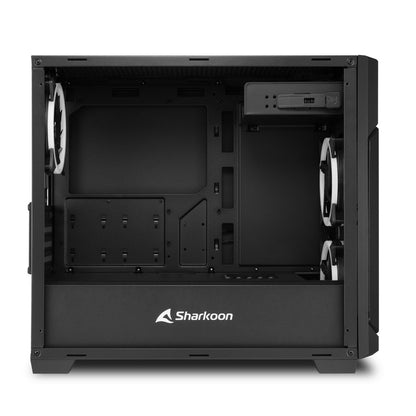 Sharkoon V1000 RGB | Micro Tower Behuizing | Zwart