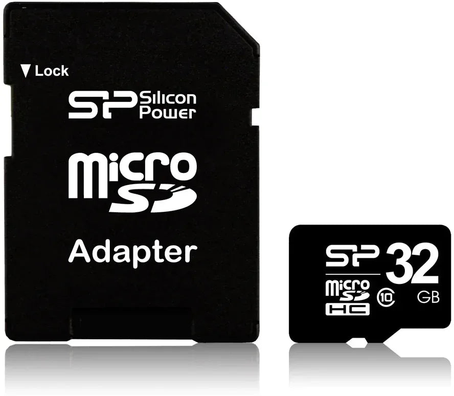 Silicon Power Micro Sdhc Incl. Sd Adapter 32Gb Class 10 - Essentify