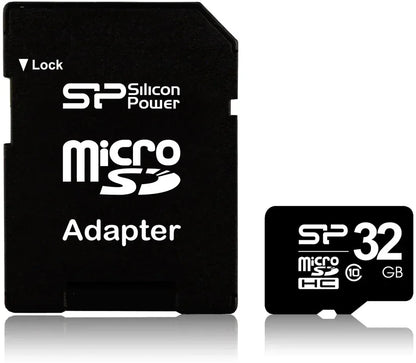Silicon Power Micro Sdhc Incl. Sd Adapter 32Gb Class 10 - Essentify