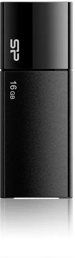 Silicon Power U05 Ultima Usb Pendrive 16Gb Usb 2.0 Black - Essentify