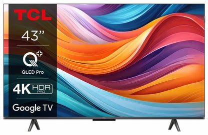 TCL T7B 43T7B | 43" Ultra HD 4K QLED Smart TV | Dolby Vision | Google TV | HDMI 2.1 | 60Hz - Essentify