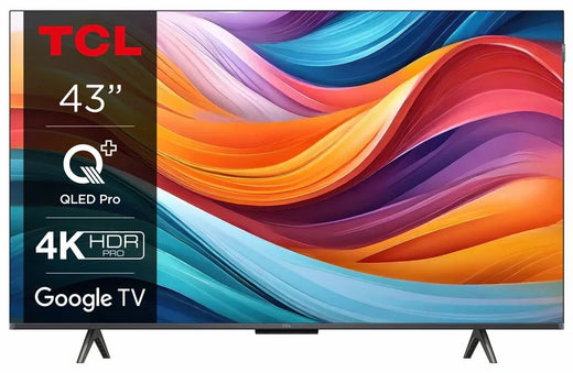 TCL T7B 43T7B | 43" Ultra HD 4K QLED Smart TV | Dolby Vision | Google TV | HDMI 2.1 | 60Hz - Essentify