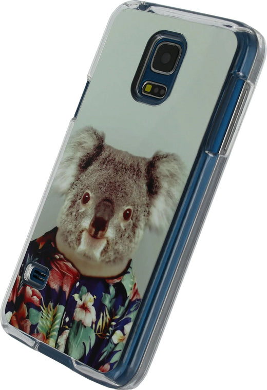Xccess Metal Plate Cover Samsung Galaxy S5 Mini Funny Koala - Essentify