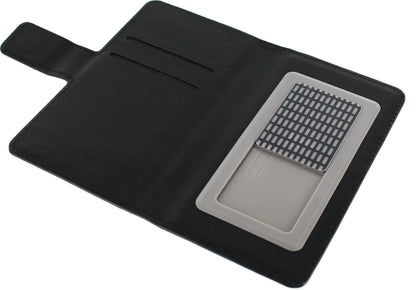 Xccess Wallet Book Case Universal Small Black - Essentify