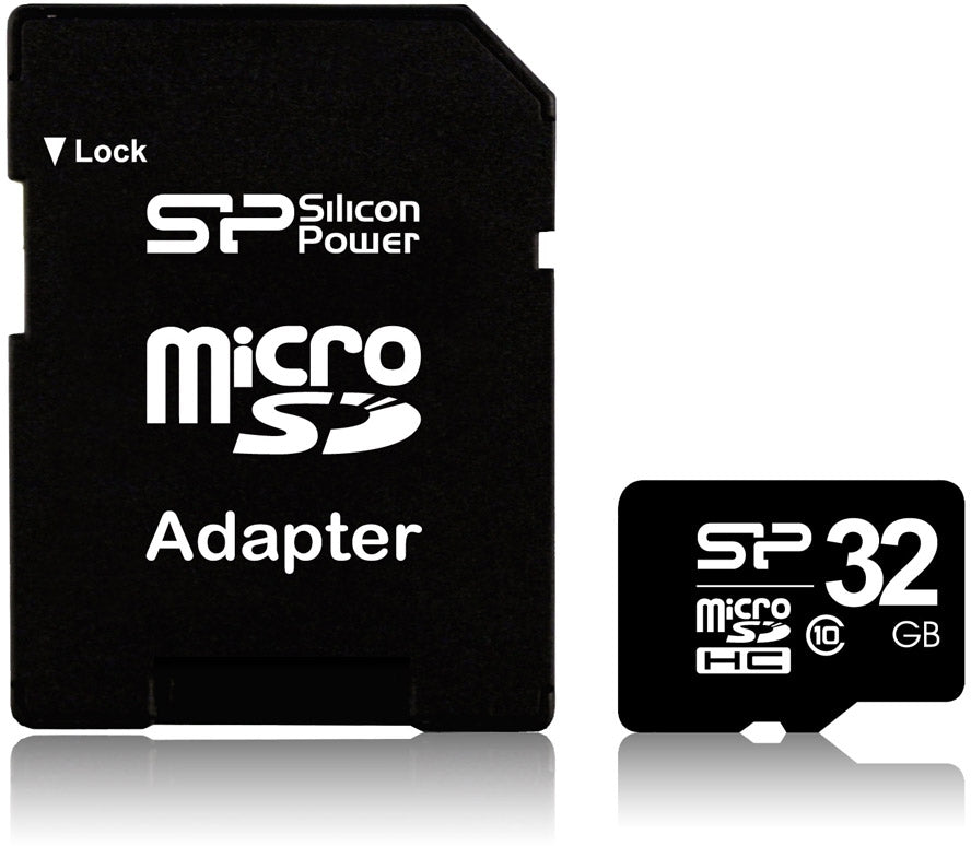 Silicon Power Micro Sdhc Incl. Sd Adapter 32Gb Uhs-1 Class 10