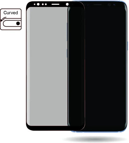 Mobilize Edge-To-Edge Glass Screen Protector Samsung Galaxy S8+ Black - Essentify
