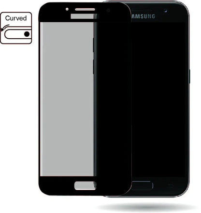 Mobilize Edge-To-Edge Glass Screen Protector Samsung Galaxy A3 2017 Black - Essentify