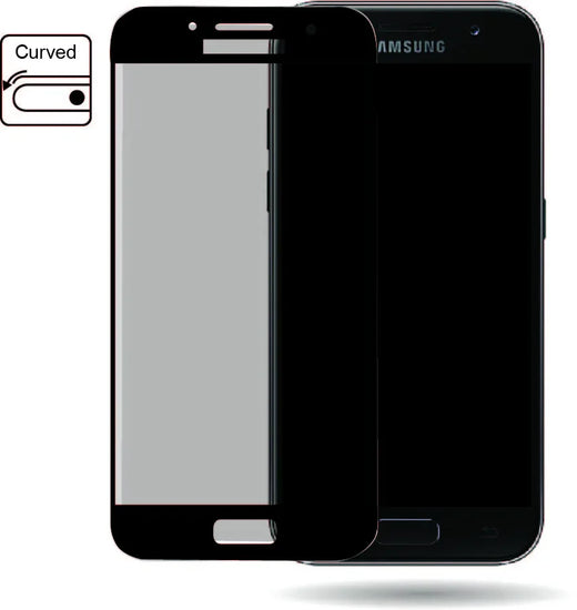Mobilize Edge-To-Edge Glass Screen Protector Samsung Galaxy A3 2017 Black - Essentify