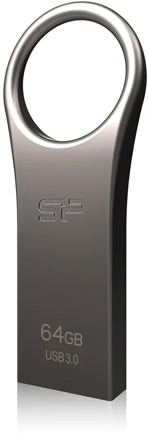 Silicon Power J80 Jewel Usb Pendrive 64Gb Usb 3.0 Titanium - Essentify
