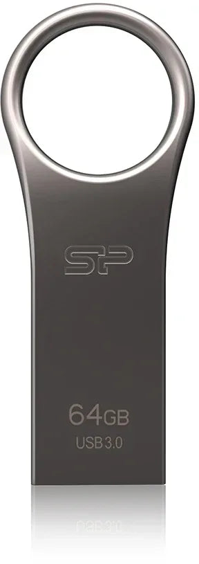 Silicon Power J80 Jewel Usb Pendrive 64Gb Usb 3.0 Titanium - Essentify