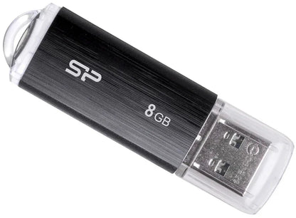 Silicon Power U02 Ultima Usb Pendrive 8Gb Usb 2.0 Black - Essentify